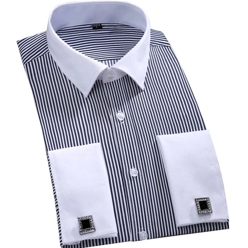 Chemise classique à poignets français