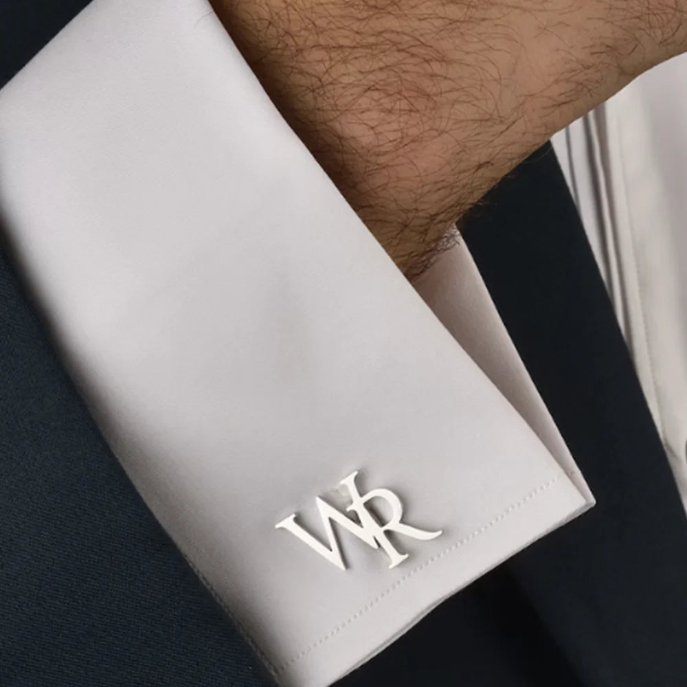 Personalized Initial Cufflinks