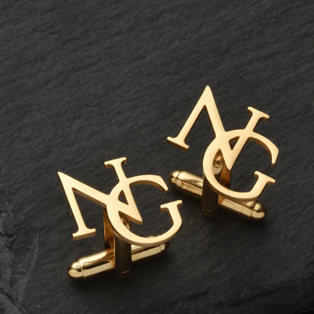 Personalized Initial Cufflinks