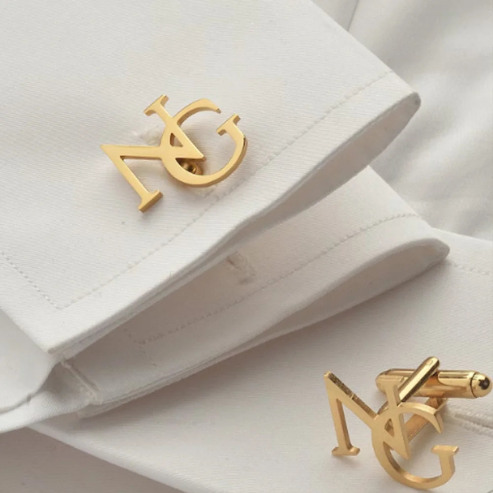 Personalized Initial Cufflinks