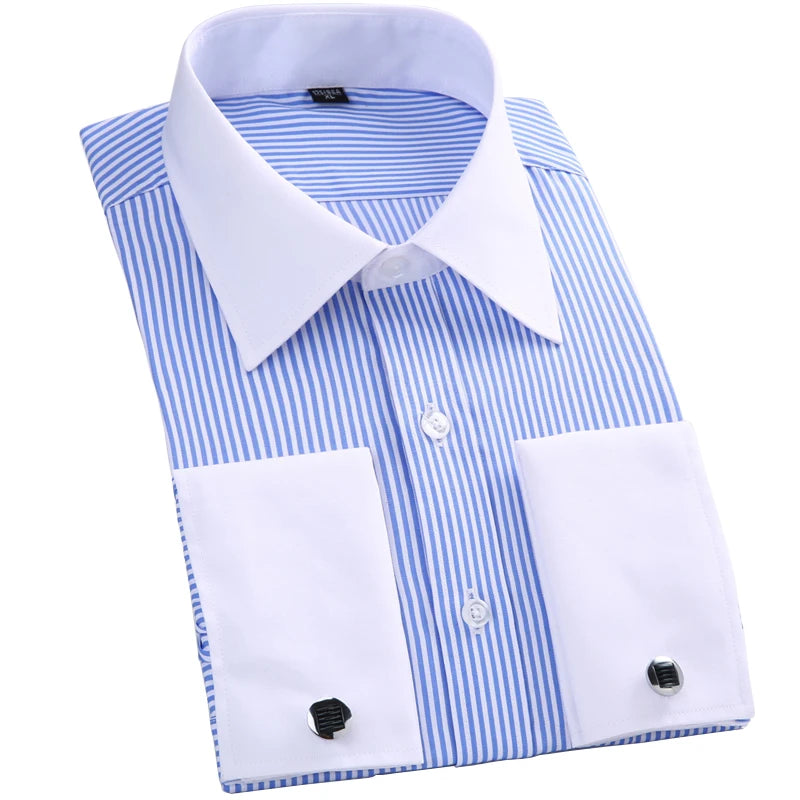 Chemise classique à poignets français