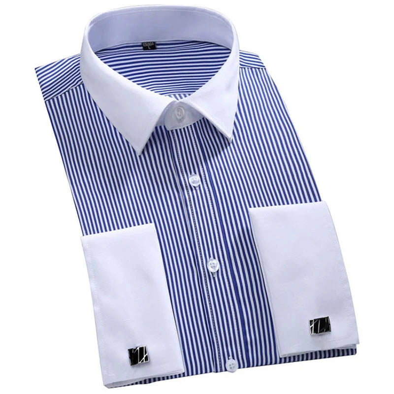 Chemise classique à poignets français